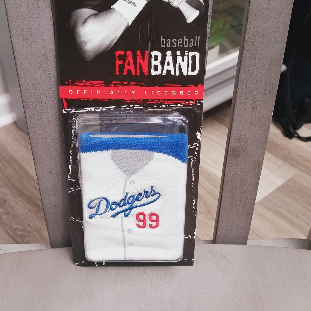 Source Unknown Blue and White Fan Band